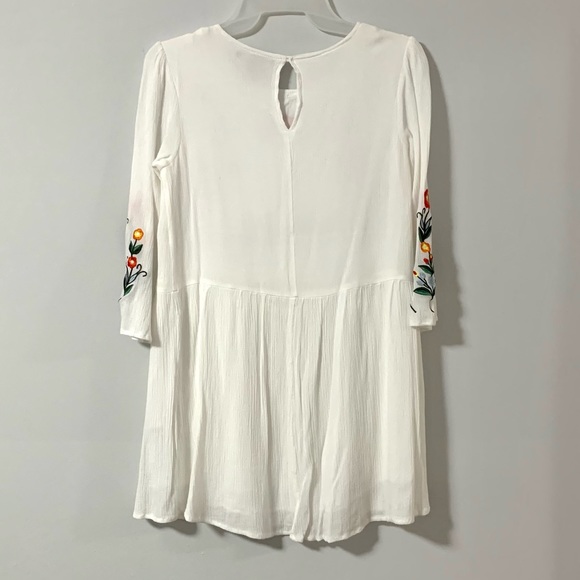 Like New Forever 21 Floral Embroidered Mini Dress - Picture 8 of 12